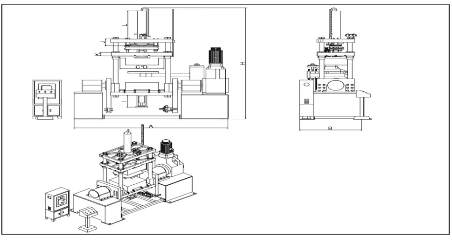 Servo-Schwerkraftgießmaschine