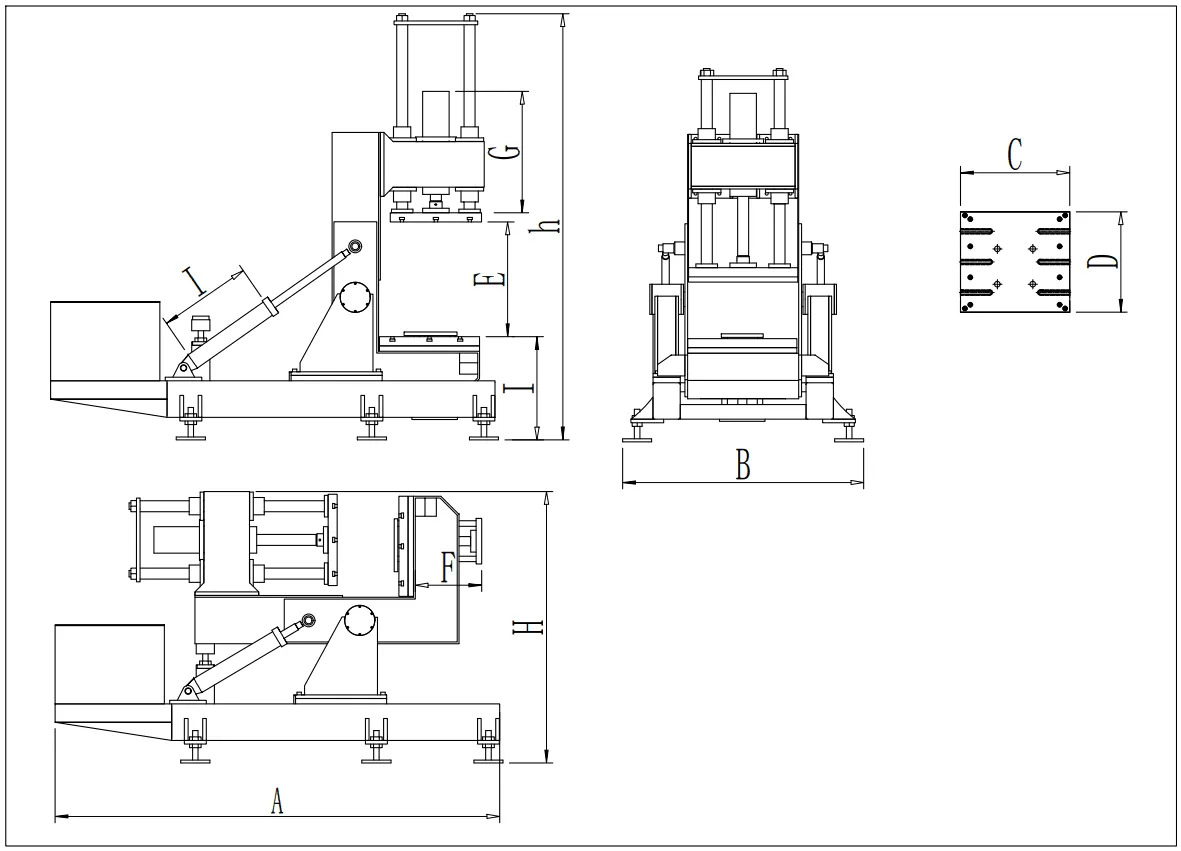 C-Typ Schwerkraftgießmaschine