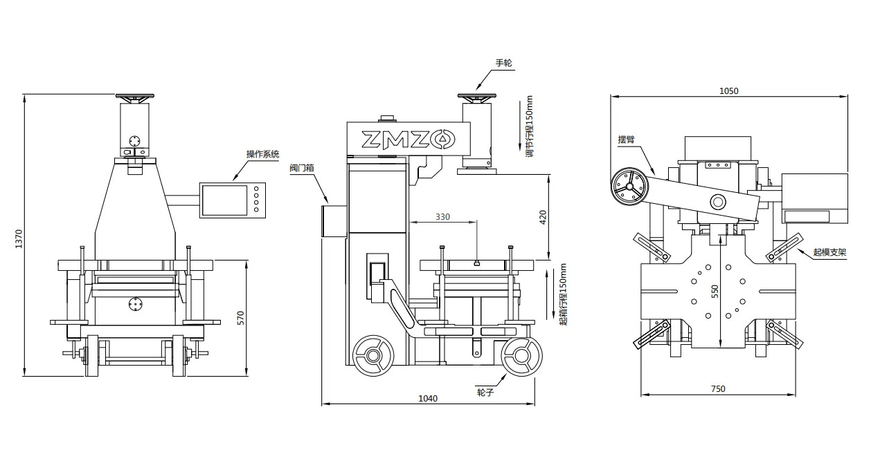 EINSEITIGE SANDFORMMASCHINE