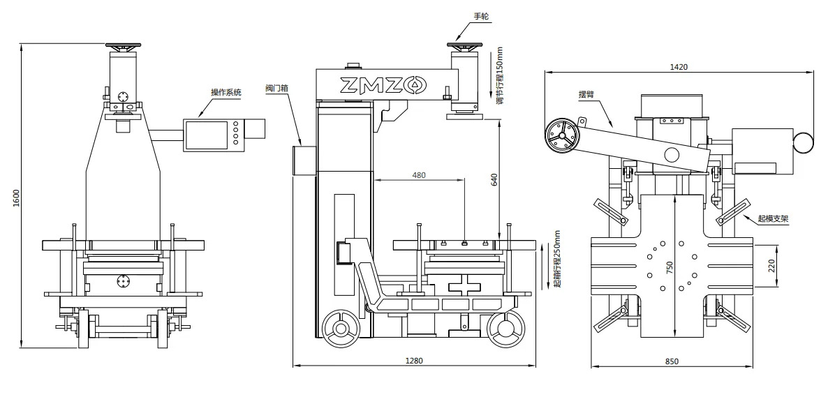 EINSEITIGE SANDFORMMASCHINE